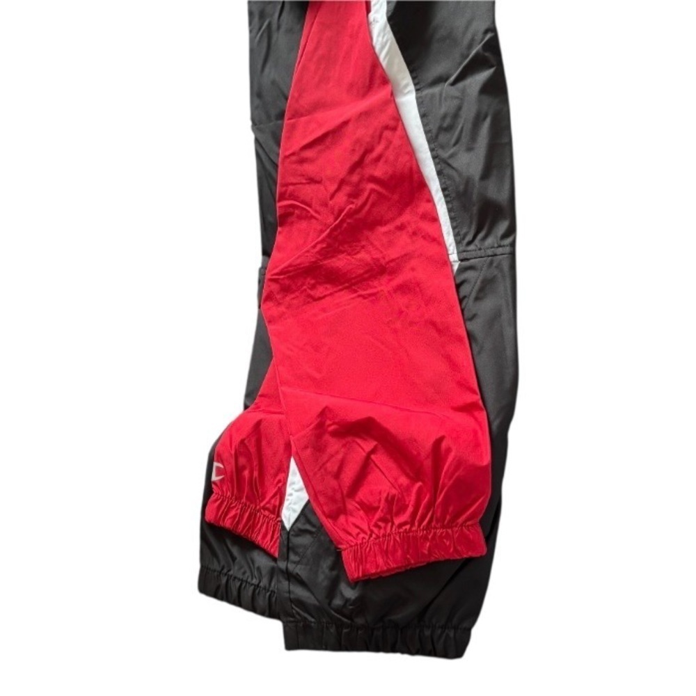 CHAMPION Men’s NCAA Quarter Zip Hooded Windbreaker Indiana U Hoosiers Black/Red - Picture 3 of 5